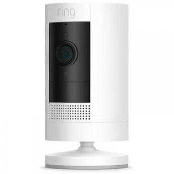 Ring Stick Up Cam Battery - Cámara de seguridad IP para interior y exterior con comunicación bidireccional