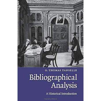 Bibliographical Analysis: A Historical Introduction