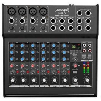 Audibax 1002 FX Mesa Mezclas 8 Canales y Efectos