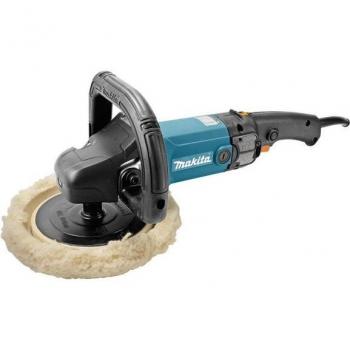 Makita 9237CB Pulidora Orbital 1200W 180mm Velocidad Variable 600-3200RPM Color Negro, Azul, Metálico