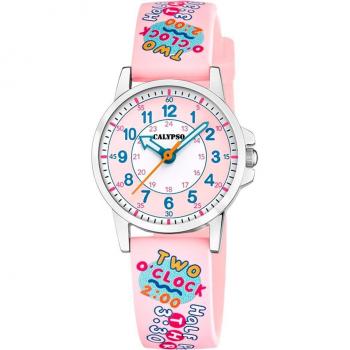 Reloj Infantil Calypso K5824/2 Digital con Correa de Caucho Rosa