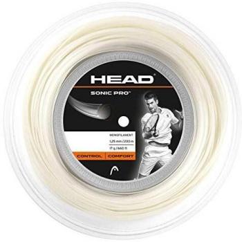 Head Sonic Pro Rollo Cordajes de Raquetas de Tenis, Adultos Unisex, Blanco, 1,25 mm