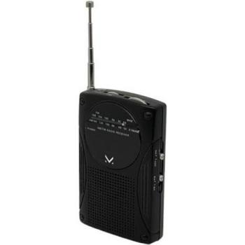 Radio Portátil AM/FM Analógica con Auriculares 3.5mm y Antena Telescópica - Majestic RT 20 Negra