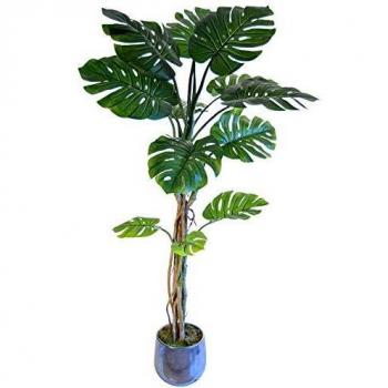Philodendron Artificial, Ideal para Decoración de Hogar, Planta Artificial, Árbol