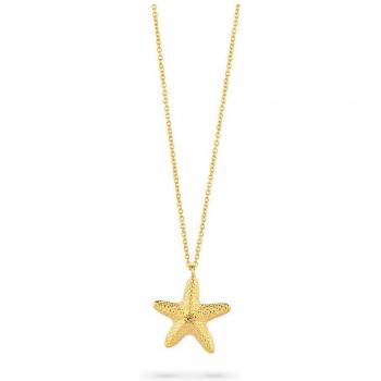 Collar Starfish de Plata Dorado
