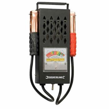 Tester de Baterías y Sistema de Carga 6V y 12V - Silverline