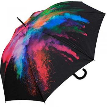 Paraguas largo automático para mujer Holy Explosion multicolor