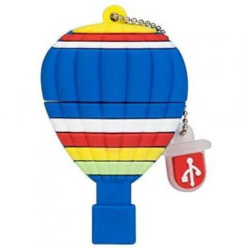 LEIZHAN Memoria USB 32GB Globo aerostático,Pendrive USB 2.0 Flash Drive Impermeable Silicona Regalo para Niños,Estudiantes
