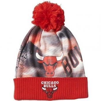 adidas Woolie Bulls - Gorro para hombre,  color rojo / negro / blanco, talla OSFL