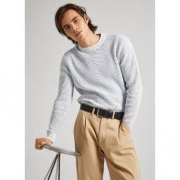Jersey de hombre Pepe Jeans Maxwell en color gris con cuello redondo