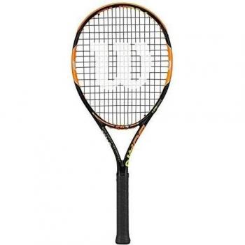 Wilson Burn Junior 26S - Raqueta, color naranja, talla 26
