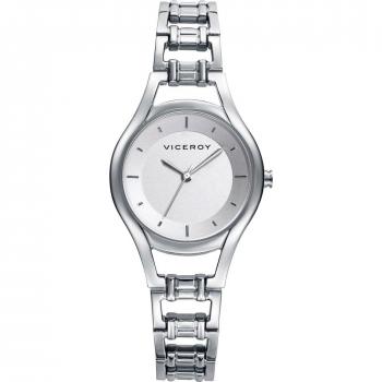 Reloj Viceroy Modelo 401146-07 de Mujer Resistente al Agua 3 ATM con Esfera Blanca