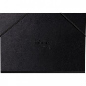 Carpeta de dibujo Rhodia Touch - Negro 32x45cm con cierre magnético
