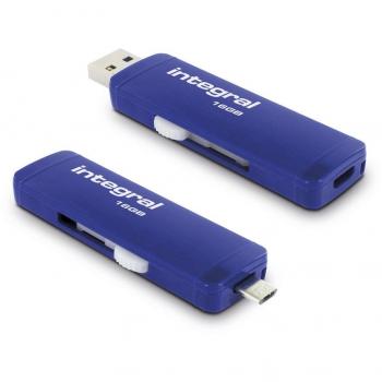 Integral INFD16GBSLDOTG3.0 - Memoria USB de 16 GB