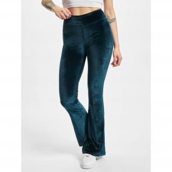 Urban Classics High Waist Velvet Boot Cut Leggings for Women in Plus Sizes