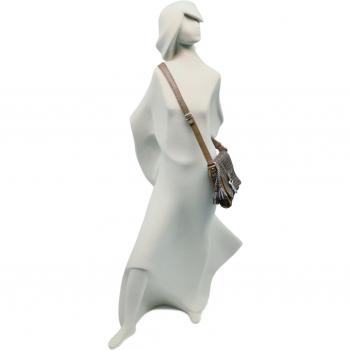 Nadal Bolso Grande Figura Decorativa esperame, Resina, Multicolor, 23.00x17.50x47.00 cm