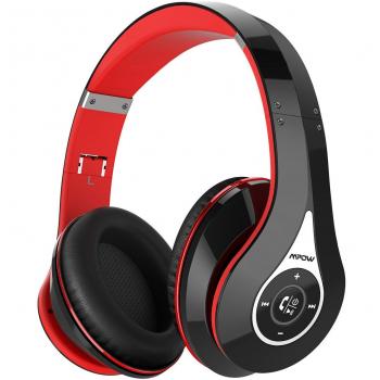 MPOW M3, Auriculares Inalámbricos, Plegable, con Bluetooth, Micrófono Manos Libres y Hi-Fi Sonido Estéreo Orejeras de Memoria Suave, 20 Horas de Reproducción para PC, TV, Tablet, Móviles Android o iPhone 6/7 Plus, multicolor