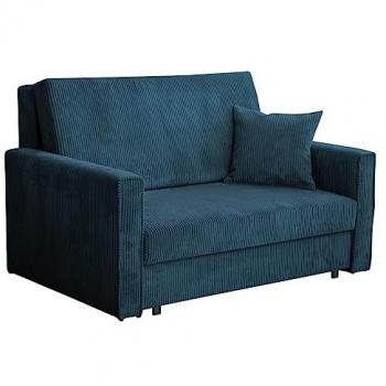 Sofá-cama Columbus 189 con función de dormir y caja de ropa de cama, 133x85x98cm