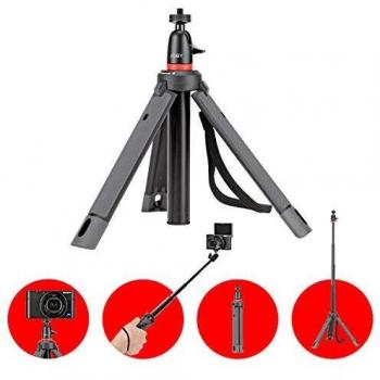 JOBY JB01549-BWW TelePod 325 Telescoping Tripod, Extendable Monopod, Selfie Stick with Ball Head, for CSC, Mirrorless, Point and Shoots, Action Cameras, Vlogging kit, Black
