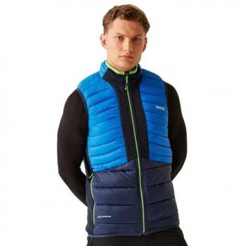 Regatta Men's Water-Repellent Hybrid Gilet Vest with Anti-Bacterial Odour Protection - Olympian Blue, Size: 3XL