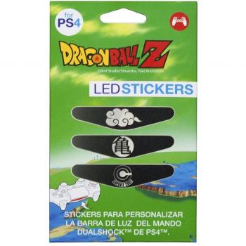 FR·TEC Dragon Ball Z - Conjunto de 3 Pegatinas LED para Mando Dualshock de Playstation 4