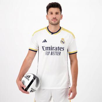 Adidas Real Madrid 2023/24 Home Jersey - Men's Medium - White