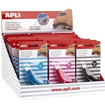 Cinta Correctora Ergonómica 5mm x 6m Apli 16625