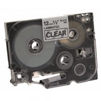Brother TZ-131 - Cinta laminada transparente/negro 12mm