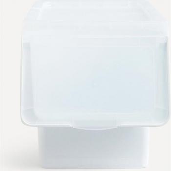 Caja de almacenaje apilable resistente y versátil, ideal para organizar tu hogar