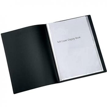 Q-Connect KF01260 40-Pocket Display Book - Black
