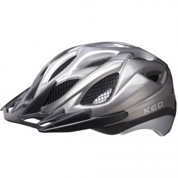 KED Tronus - Casco de Bicicleta - Negro Contorno de la Cabeza M | 52-56cm 2019