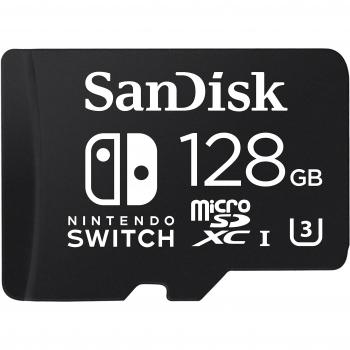 Tarjeta SanDisk microSDXC UHS-I para Nintendo Switch 128GB, Producto con licencia de Nintendo