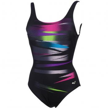 Arena MEG Squared Back ONE Bañador, Mujer, Black, 44