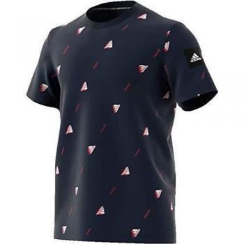 adidas Mhe tee GFX 2 Camiseta, Hombre, Azul