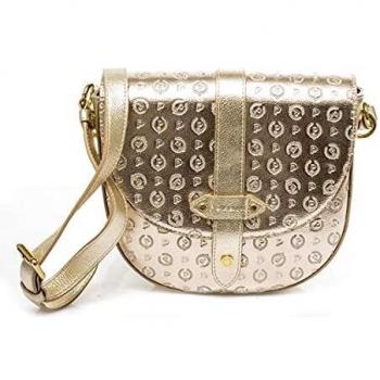 Pollini Bolso mujer heritage embossed Platino Talla única