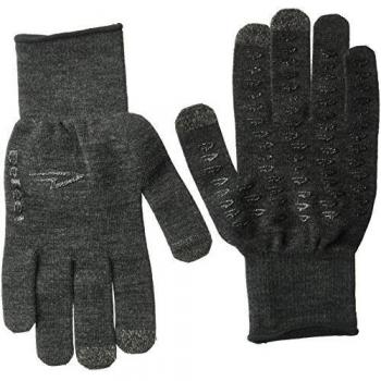 DeFeet et Dura Guante, Hombre, Color Charcoal Wool with Black Grippies, tamaño Large