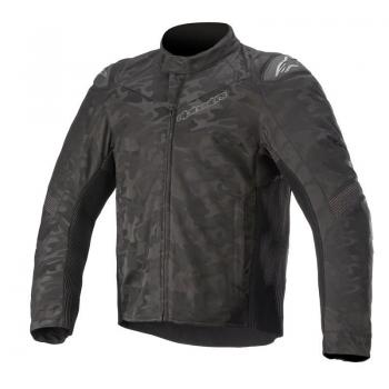 Chaqueta textil de motocicleta Alpinestars T-SP5 Rideknit Negra-Camuflaje Multicolor (XL)