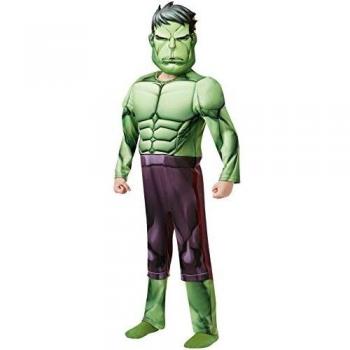 Rubies 640839L Marvel Vengadores Hulk Deluxe disfraz para niños de 7 a 8 años
