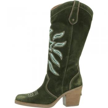 Botas de Mujer Nemonic Modelo 2356N Verde