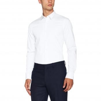 Only & Sons 22007080, Camisa para Hombre, Blanco