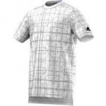 adidas YB AA DNA Tee - Camiseta para niño, color blanco, talla 152