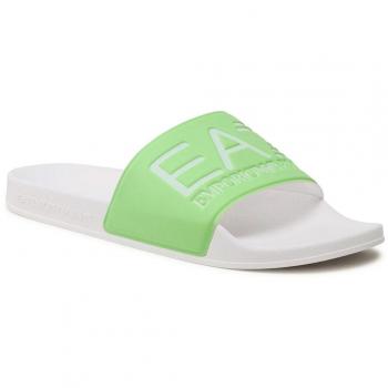 Armani EA7 - Chanclas Verdes para Niños - Maxilogo
