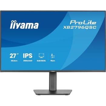 Monitor iiyama ProLite 27 QHD IPS 75Hz USB-C Altura Ajustable con Altavoces