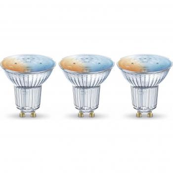 Ledvance SMART+ WiFi reflectora GU10 4,9W CCT 3 ud