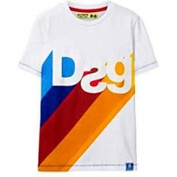 Desigual TS_David - Camiseta para niño, color blanco Bianco 9-10 años