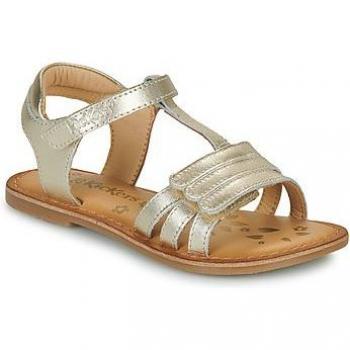 Kickers Sandalias de piel Diamanto 895214-30-15 para niña, infantiles, doradas