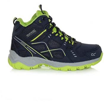 Regatta Kids Breathable Vendeavour Junior Walking Boots, Navy Lime Punch, Size: UK 4