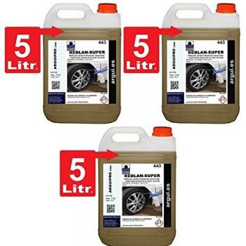 ARGUIPRO Line Caja 3 REBLAN Super 5 L. Limpia Llantas SIN ÁCIDO Profesional Concentrado