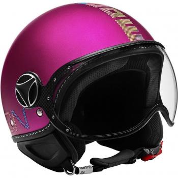 MOMO - Casco Pixel violeta mate XXS