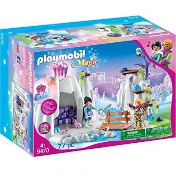 PLAYMOBIL - Magic Búsqueda del Diamante de Cristal con Cristal luminoso, A partir de 4 años